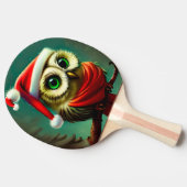 ヴィンテージかわいいサンタフクロムクリスマスホリデー 卓球ラケット (横)