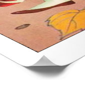 ヴィンテージかわいいチッレン日本の ポスター (角)