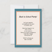 ヴィンテージかわいいチドレ日本のン 招待状 (裏面)