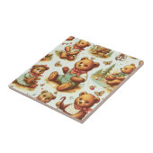 ヴィンテージかわいいテディベア タイル (側面)