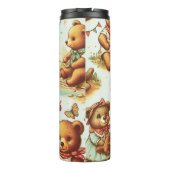 ヴィンテージかわいいテディベア タンブラー (裏面)