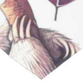 ヴィンテージかわいいナマケモノのシームレスな水色 テーブルクロス (アングル)