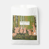 ヴィンテージかわいいバニーの子ども赤ちゃんシャワー フェイバーバッグ (正面)