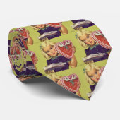 ヴィンテージかわいいバレンタインデーとチョコレート入り女の子 ネクタイ (ロール)