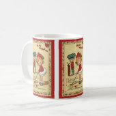 ヴィンテージかわいいバレンタインデー,チャイルズスポーツゴルフ コーヒーマグカップ (正面左)