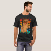 ヴィンテージかわいいパグ Tシャツ (正面フル)