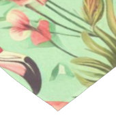 ヴィンテージかわいいピンクフラミンゴ テーブルクロス (アングル)