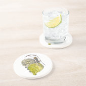 ヴィンテージかわいいファンタジー蝶の妖精と翼 コースター (側面)