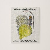 ヴィンテージかわいいファンタジー蝶の妖精と翼 ジグソーパズル (縦)