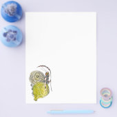 ヴィンテージかわいいファンタジー蝶の妖精と翼 チラシ (シングル)