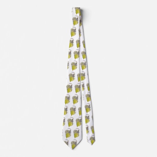 ヴィンテージかわいいファンタジー蝶の妖精と翼 ネクタイ (正面)