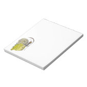 ヴィンテージかわいいファンタジー蝶の妖精と翼 ノートパッド (回転)