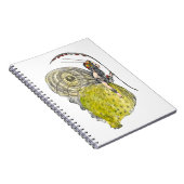 ヴィンテージかわいいファンタジー蝶の妖精と翼 ノートブック (右側)