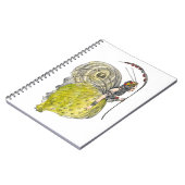 ヴィンテージかわいいファンタジー蝶の妖精と翼 ノートブック (左側)