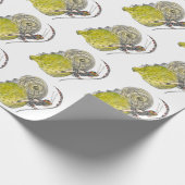 ヴィンテージかわいいファンタジー蝶の妖精と翼 ラッピングペーパー (角)