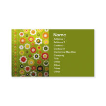 ヴィンテージかわいいフラワーパワーレトロ壁紙