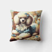 ヴィンテージかわいいプー絵画ドル クッション (裏面)