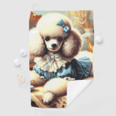 ヴィンテージかわいいプー絵画ドル ゴルフタオル (インサイチュ)