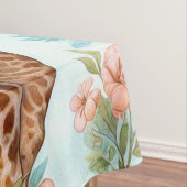 ヴィンテージかわいいベビーキリン柄 テーブルクロス (インサイチュ)