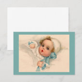 ヴィンテージかわいいベビー着用ボンネット (正面/裏面)