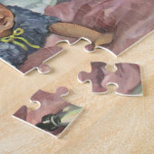 ヴィンテージかわいいベビー遊ズインクリブ,子供の昼寝時間 ジグソーパズル (側面)