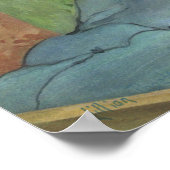 ヴィンテージかわいいベビー遊ズインクリブ,子供の昼寝時間 ポスター (角)