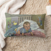 ヴィンテージかわいいベビー遊ズインクリブ,子供の昼寝時間 ランバークッション (ブランケット)