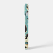 ヴィンテージかわいいペンギン iPhone 15ケース (左側面)