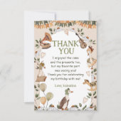 ヴィンテージかわいいマザーグースキッズトイズサンキューカード 招待状 (正面)