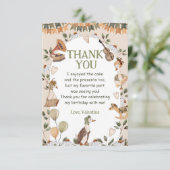 ヴィンテージかわいいマザーグースキッズトイズサンキューカード 招待状 (スタンド正面)