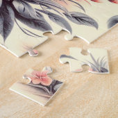 ヴィンテージかわいいマルチーズイラストレーション ジグソーパズル (側面)