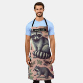 ヴィンテージかわいいルーン エプロン (着用した状態)