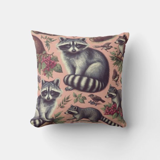 ヴィンテージかわいいルーン クッション (正面)