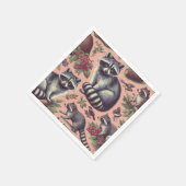 ヴィンテージかわいいルーン スタンダードカクテルナプキン (角)