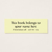 ヴィンテージかわいい子ビクトリアン猫の読本 (裏面)