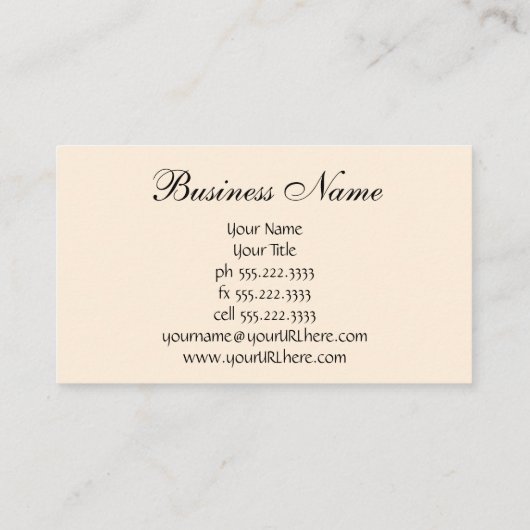 ヴィンテージかわいい子ビクトリアン猫の読本 名刺 (裏面)