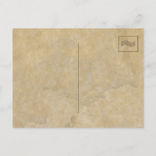 ヴィンテージかわいい子犬のクリスマスの挨拶はがき ポストカード (裏面)