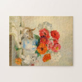 ヴィンテージかわいい子猫メタプルケバウ絵画ム ジグソーパズル (横)