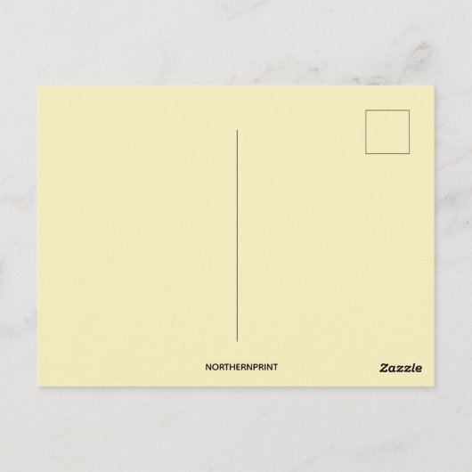 ヴィンテージかわいい小さな女の子とイエローチックス ポストカード (裏面)