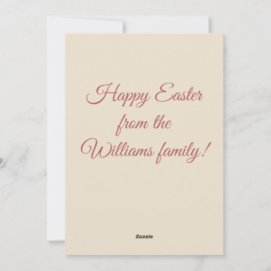 ヴィンテージかわいい小さな男の子のおもちゃ卵イースター賛美。 シーズンカード (裏面)