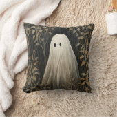 ヴィンテージかわいい幽霊 クッション (ブランケット)