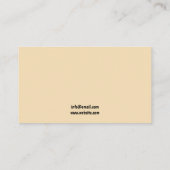 ヴィンテージかわいい歯キャラクターキッズ歯医者 予約カード (裏面)