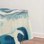 ヴィンテージかわいい牛シームレス テーブルクロス (インサイチュ)