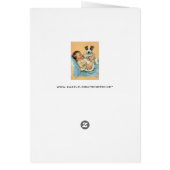 ヴィンテージかわいい男の赤ちゃんとボトルと子犬 (裏面)