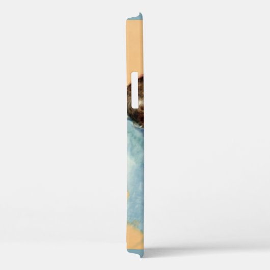 ヴィンテージかわいい男の赤ちゃんとボトルと子犬 Case-Mate iPhoneケース (裏面 / 右)