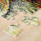 ヴィンテージかわいい納屋フクロウイラストレーションチルドレン ジグソーパズル (側面)