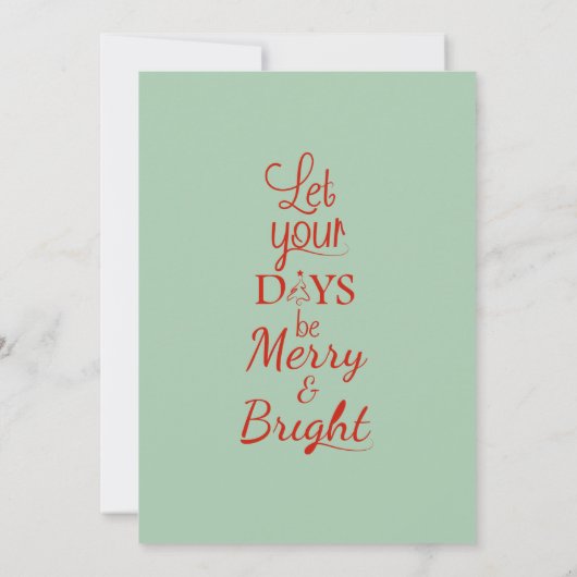 ヴィンテージかわいい鹿とサンタハットクリスマス シーズンカード (裏面)