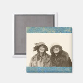 ヴィンテージかわいこちゃん磁石 マグネット (正面/裏面)