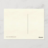 ヴィンテージかわいらしはがき小さな女の子及び愛犬 ポストカード (裏面)