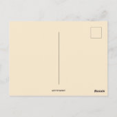 ヴィンテージかわいらしアイルランドのシャムロックの女性 ポストカード (裏面)